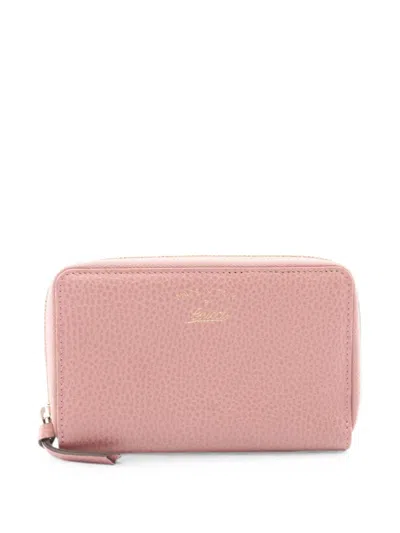 Pre-owned Gucci 2010s Swing Wallet In Pink