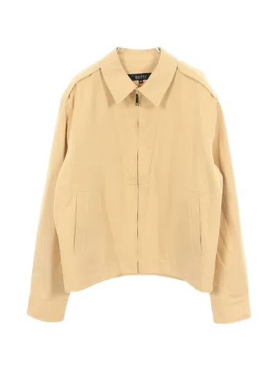 Pre-owned Gucci 2010s Zip Jacket In Neutrals