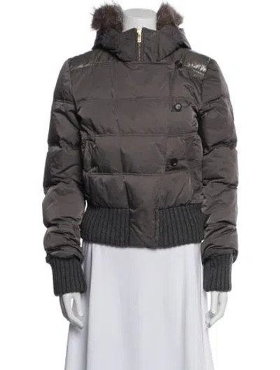 Pre-owned Gucci 2011 Down Jacket In Gray