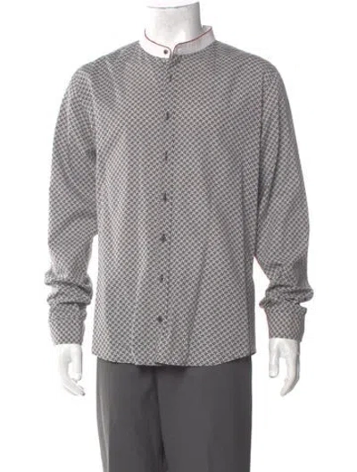 Pre-owned Gucci 2011 Printed Shirt In Black