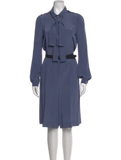 Pre-owned Gucci 2011 Silk Romper In Blue