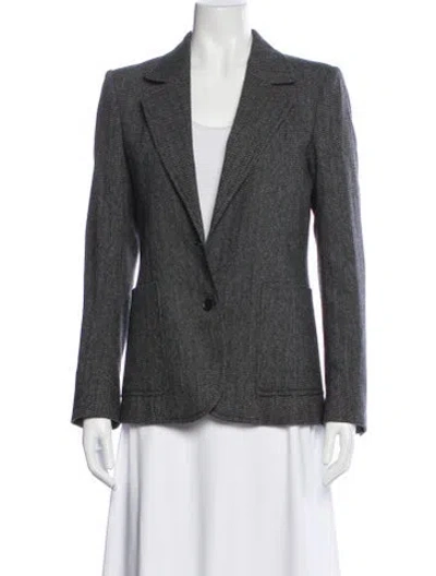 Pre-owned Gucci 2011 Wool Blazer In Gray