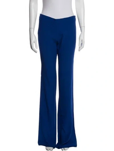 Pre-owned Gucci 2012 Flared Pants In Blue