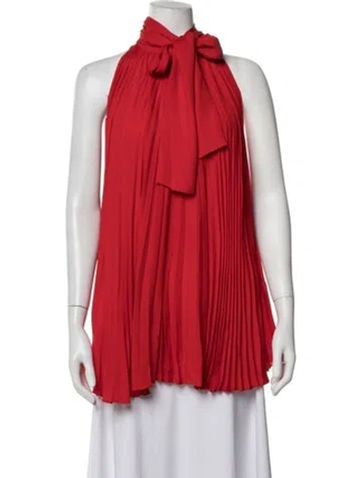Pre-owned Gucci 2012 Silk Blouse In Red