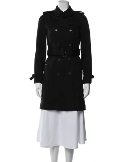 Pre-owned Gucci 2012 Trench Coat In Black