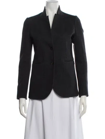 Pre-owned Gucci 2013 Wool Blazer In Gray