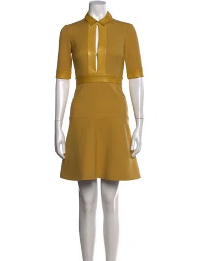 Pre-owned Gucci 2014 Knee-length Dress In Yellow