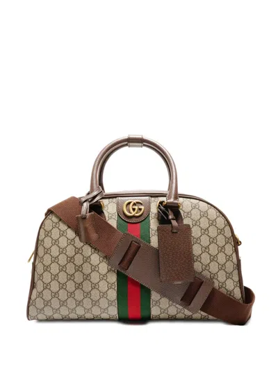Pre-owned Gucci 2015-2025 Supreme Tote Bag In Neutral