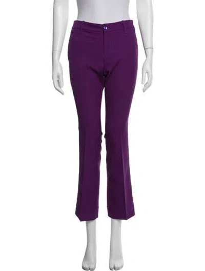 Pre-owned Gucci 2015 Flared Pants In Purple