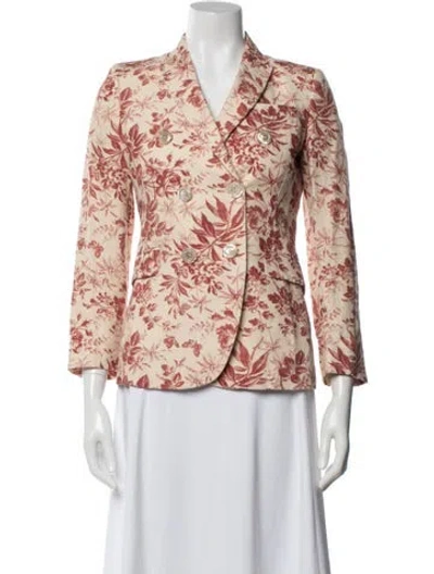 Pre-owned Gucci 2015 Linen Blazer In Neutral