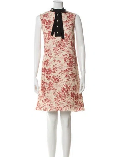 Pre-owned Gucci 2015 Mini Dress In Neutral