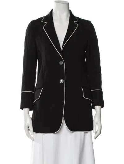 Pre-owned Gucci 2015 Wool Blazer In Black