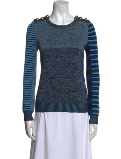 Pre-owned Gucci 2015 Wool Sweatshirt In Blue