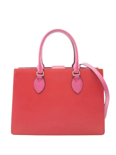 Pre-owned Gucci 2015-2016 Linea A Tote Bag In Red