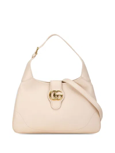 Pre-owned Gucci 2016-2023 Medium Leather Aphrodite Crossbody Bag In Brown