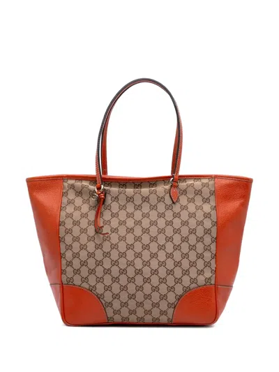 Pre-owned Gucci 2016-2024 Gg Canvas Bree Tote Bag