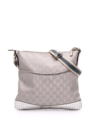 Pre-owned Gucci 2016-2024 Gg Canvas Web Crossbody Bag