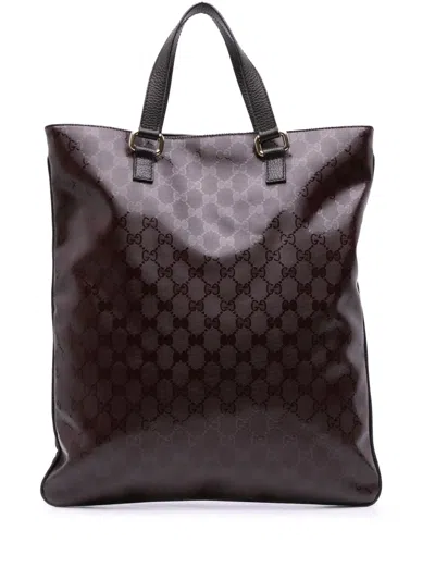 Pre-owned Gucci 2016-2024 Gg Imprime Tote Bag