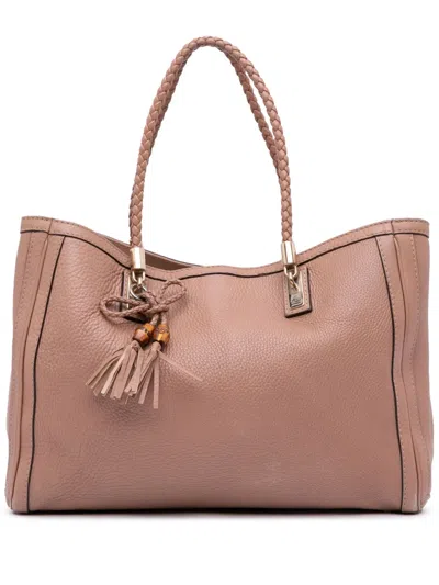 Pre-owned Gucci 2016-2024 Large Leather Bella Tote Bag