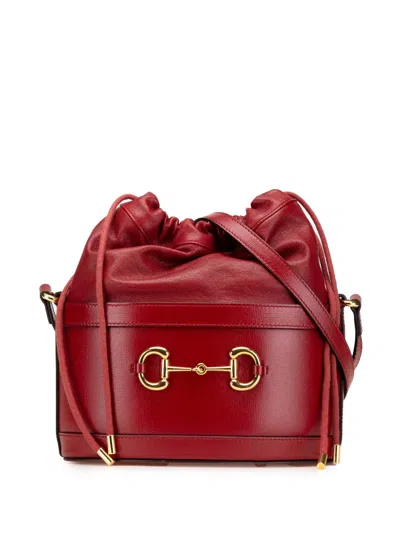 Pre-owned Gucci 2016-2024 Leather Horsebit 1955 Bucket Bag