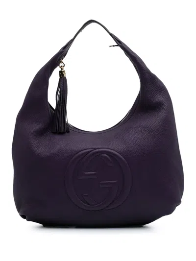 Pre-owned Gucci 2016-2024 Leather Soho Hobo Bag