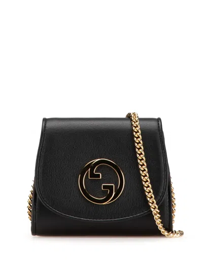 Pre-owned Gucci 2016-2024 Medium Calfskin Blondie Wallet On Chain Crossbody Bag