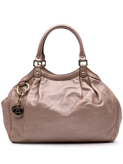 Pre-owned Gucci 2016-2024 Medium Calfskin Sukey Tote Bag