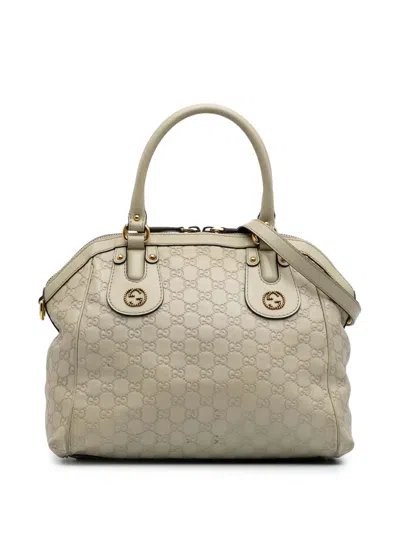 Pre-owned Gucci 2016-2024 Medium Ssima Scarlett Satchel