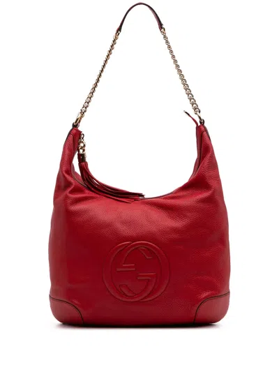 Pre-owned Gucci 2016-2024 Medium Leather Soho Shoulder Bag