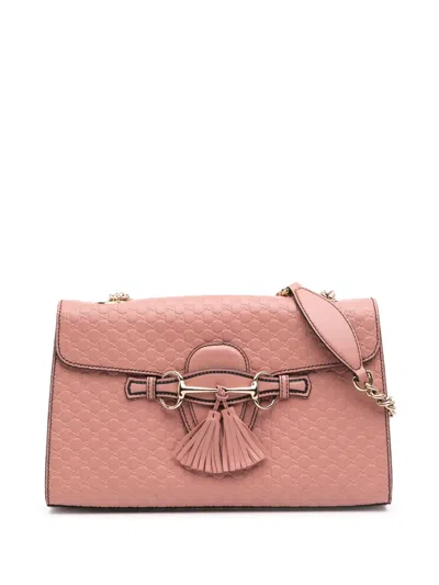 Pre-owned Gucci 2016-2024 Medium Microssima Emily Shoulder Bag