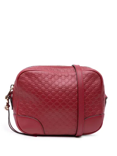 Pre-owned Gucci 2016-2024 Microssima Bree Crossbody Bag
