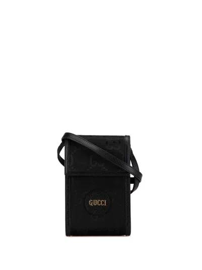 Pre-owned Gucci 2016-2024 Mini Gg Nylon Off The Grid Crossbody Bag In Black