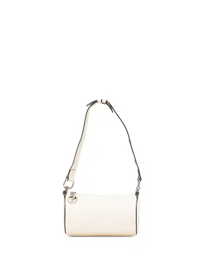 Pre-owned Gucci 2016-2024 Mini Leather Blondie Shoulder Bag In White