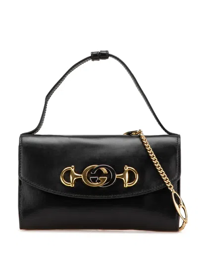 Pre-owned Gucci 2016-2024 Mini Leather Zumi Satchel