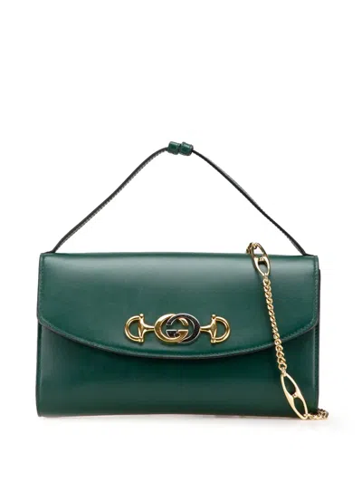 Pre-owned Gucci 2016-2024 Small Leather Zumi Satchel