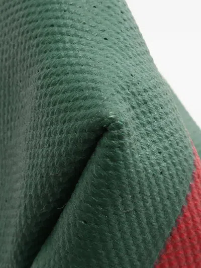 Pre-owned Gucci 2016-2025 Canvas Web Tote Bag In Brown