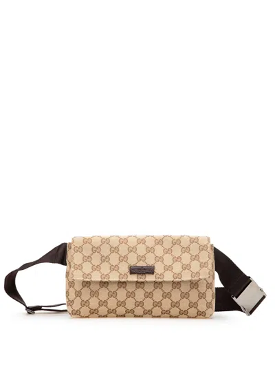 Pre-owned Gucci 2016-2025 Gg Canvas Belt Bag