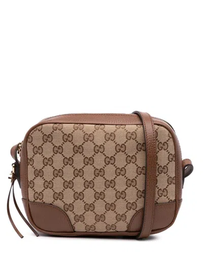 Pre-owned Gucci 2016-2025 Gg Canvas Bree Crossbody Bag