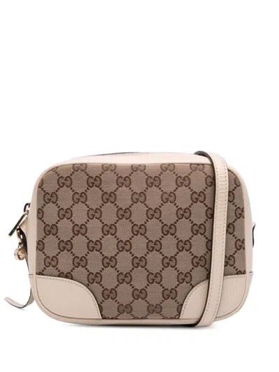 Pre-owned Gucci 2016-2025 Gg Canvas Bree Crossbody Bag