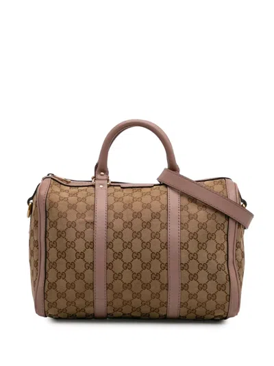 Pre-owned Gucci 2016-2025 Gg Canvas Joy Boston Bag Satchel