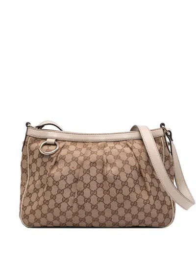Pre-owned Gucci 2016-2025 Gg Canvas Sukey Crossbody Bag
