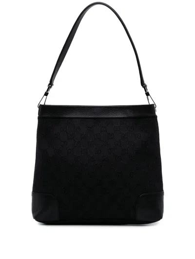 Pre-owned Gucci 2016-2025 Gg Denim Shoulder Bag