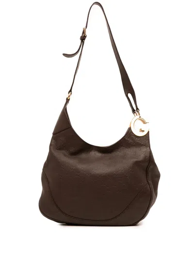 Pre-owned Gucci 2016-2025 Ssima Charlotte Crossbody Bag In Brown