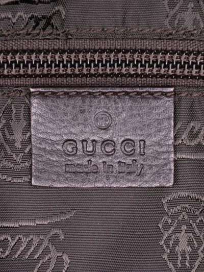 Pre-owned Gucci 2016-2025 Ssima Crossbody Bag In Brown