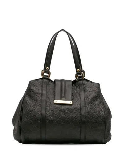 Pre-owned Gucci 2016-2025 Ssima New Ladies Tote Bag In Black