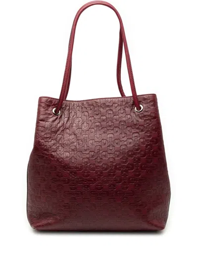 Pre-owned Gucci 2016-2025 Horsebit Leather Gifford Tote Bag In Red