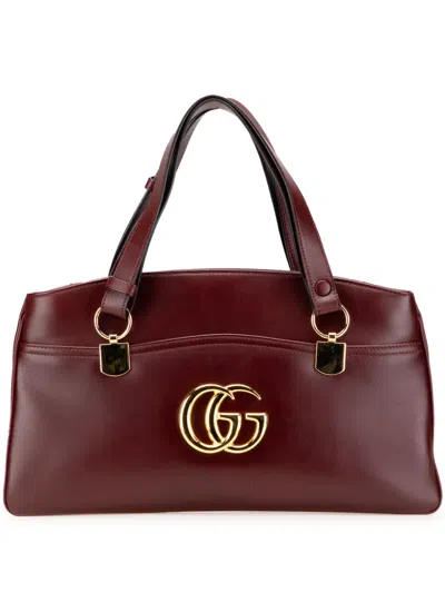 Pre-owned Gucci 2016-2025 Large Leather Arli Shoulder Bag