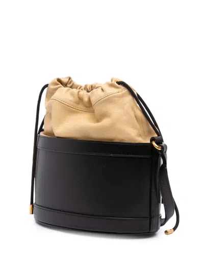 Pre-owned Gucci 2016-2025 Leather Horsebit 1955 Bucket Bag In Black