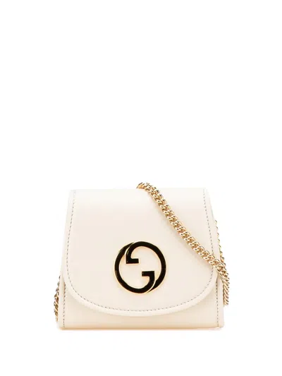 Pre-owned Gucci 2016-2025 Medium Calfskin Blondie Wallet On Chain Crossbody Bag
