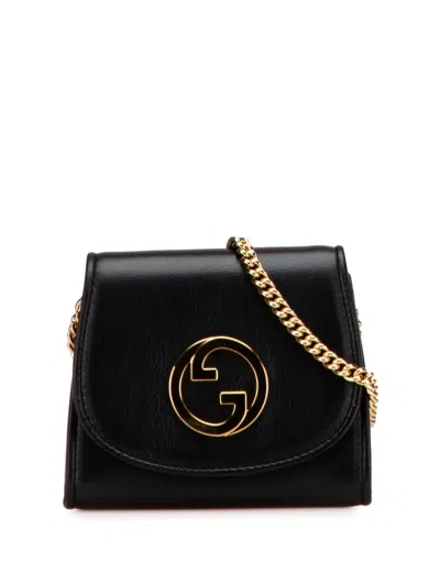 Pre-owned Gucci 2016-2025 Medium Calfskin Blondie Wallet On Chain Crossbody Bag